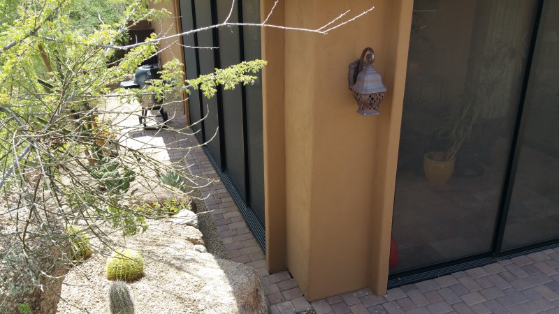 Screened patio using custom screen doors-Scottsdale